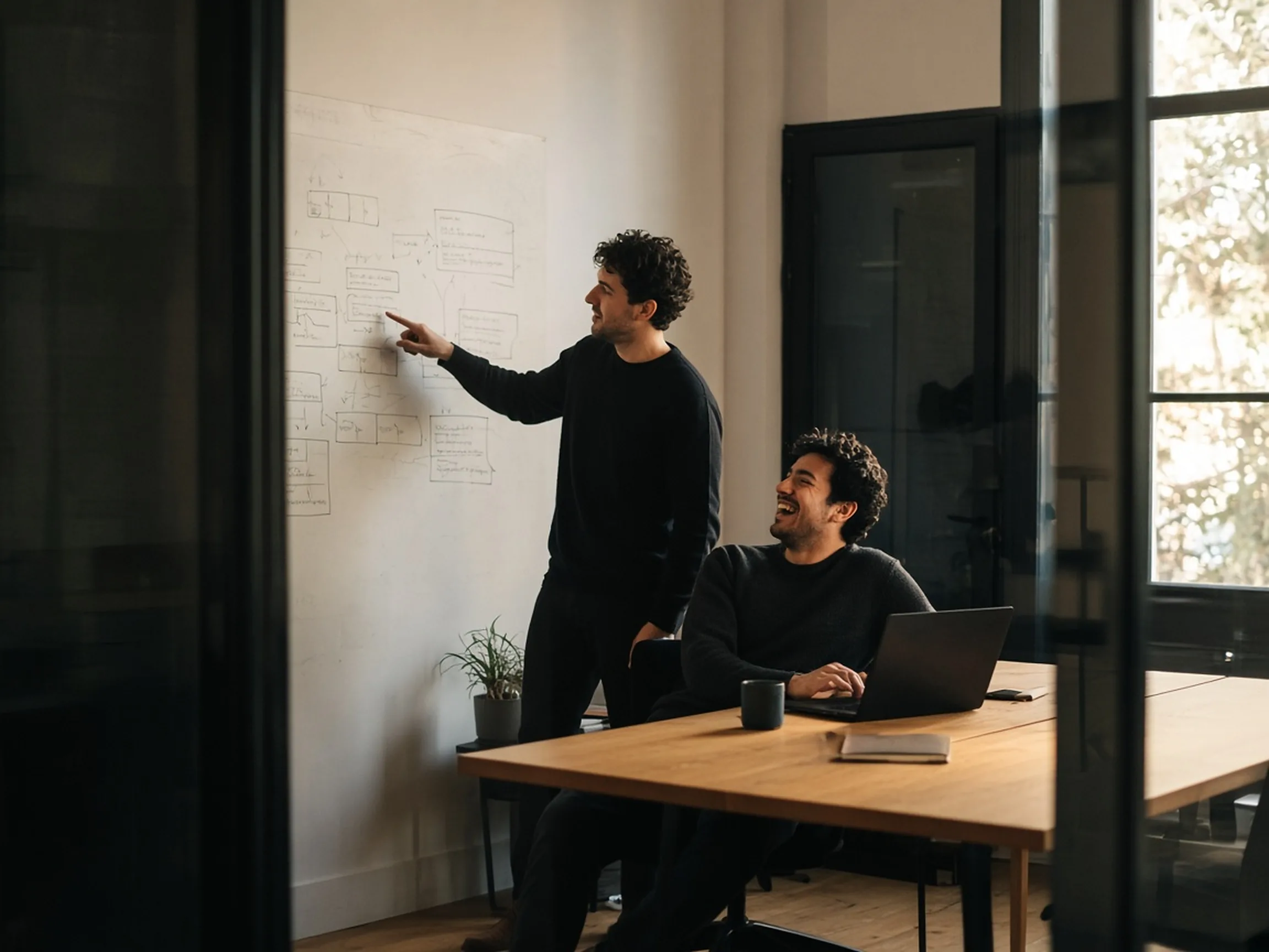A private team office